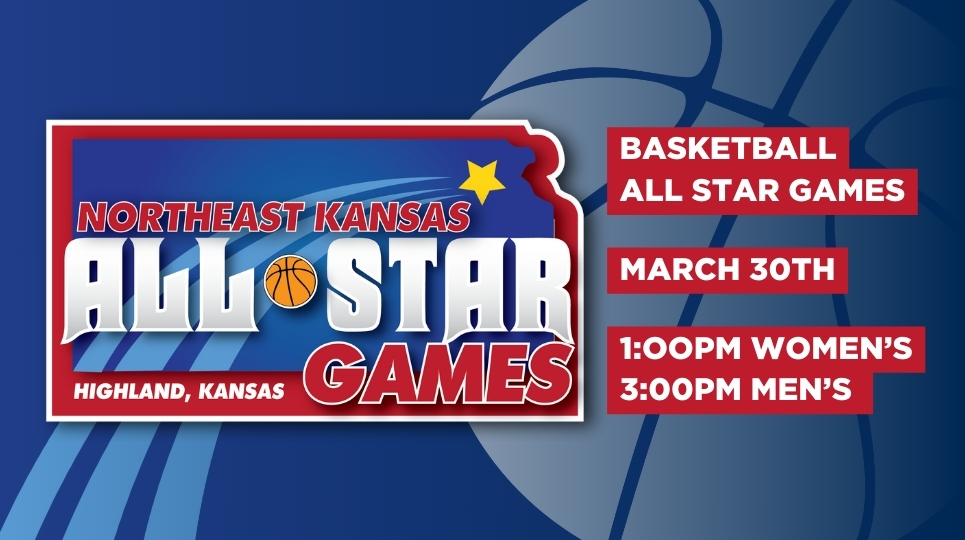 The 39th Annual Northeast Kansas All-Star Basketball games are Sunday. Women's game at 1 PM, followed by the men's game at 3 PM. See link for rosters, details, and live stream link: ow.ly/iPYT50Voipz

#NEKAllStars #ScottieNation #ClassOf2025
