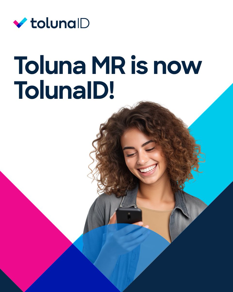 We are excited to introduce you to TolunaID, formerly TolunaMR! Our commitment to the insights industry is reflected in our new name as we continue to support you in identifying audiences, knowing consumers, and access quality data. Explore more: id.tolunacorporate.com

#MRX