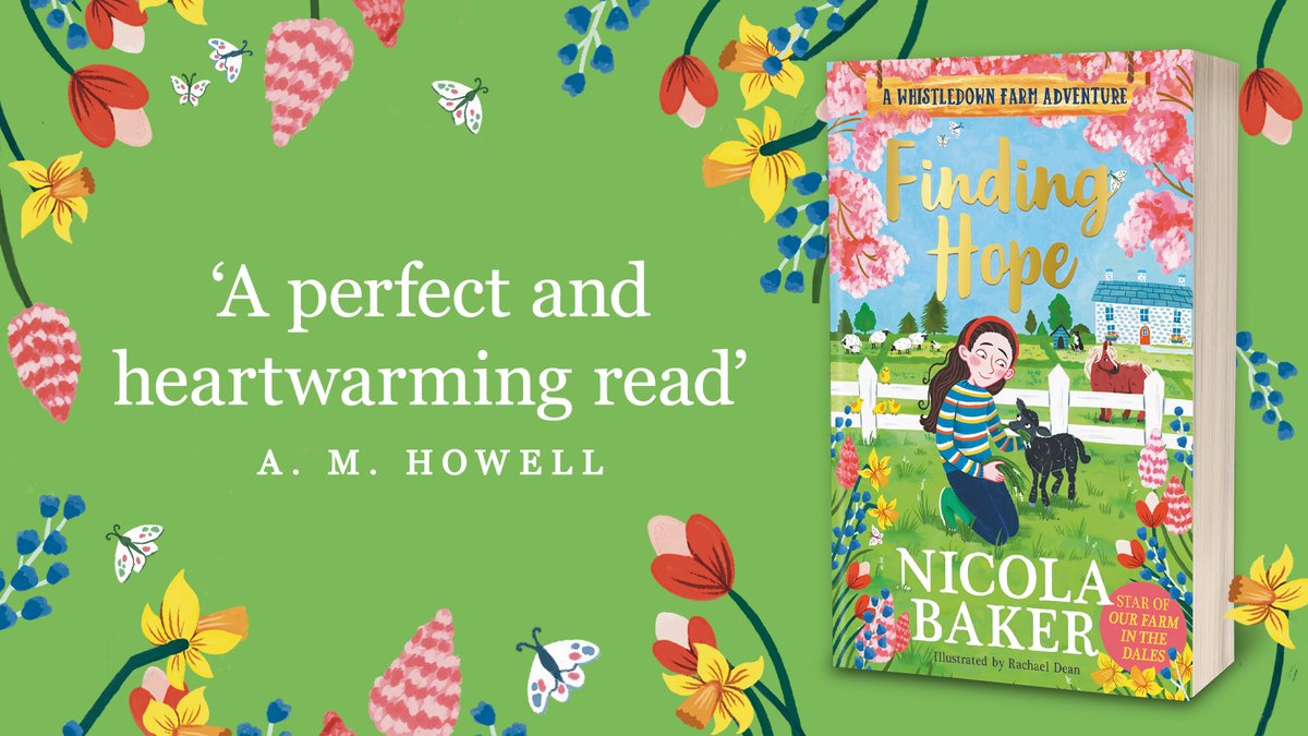 Simon & Schuster Children's Books (@simonkids_uk) on Twitter photo Spring is in the air at Whistledown Farm! Finding Hope by <a href="/mrsnicolabaker/">Nicola Baker</a> is out now in paperback π πΈ Spring is in the air at Whistledown Farm! Finding Hope by <a href="/mrsnicolabaker/">Nicola Baker</a> is out now in paperback π πΈ