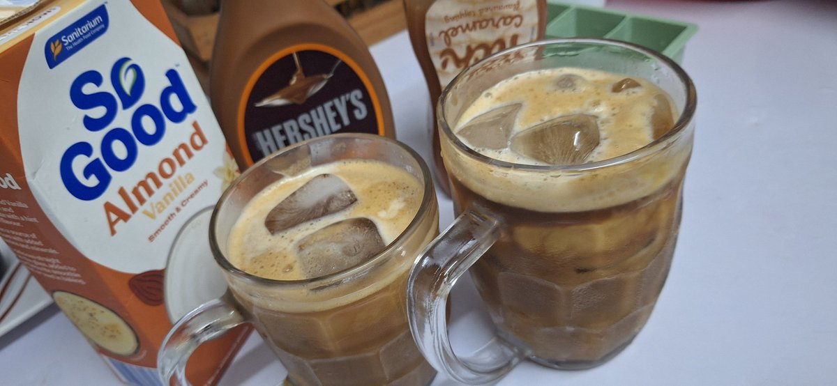 Iced coffee edition of everything I make at home tastes so much better