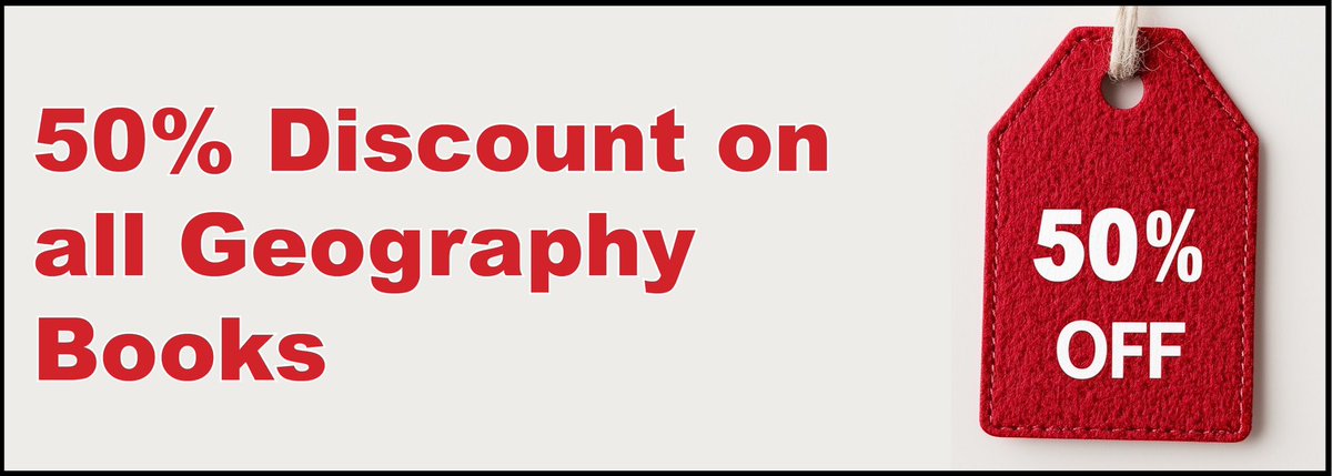 In honour of this year’s #AAG25 we are offering 50% discount on all our geography books for a limited time. Find out more here: tinyurl.com/yc8yehj2
Attending? Call by our stand and say hi to Katy.