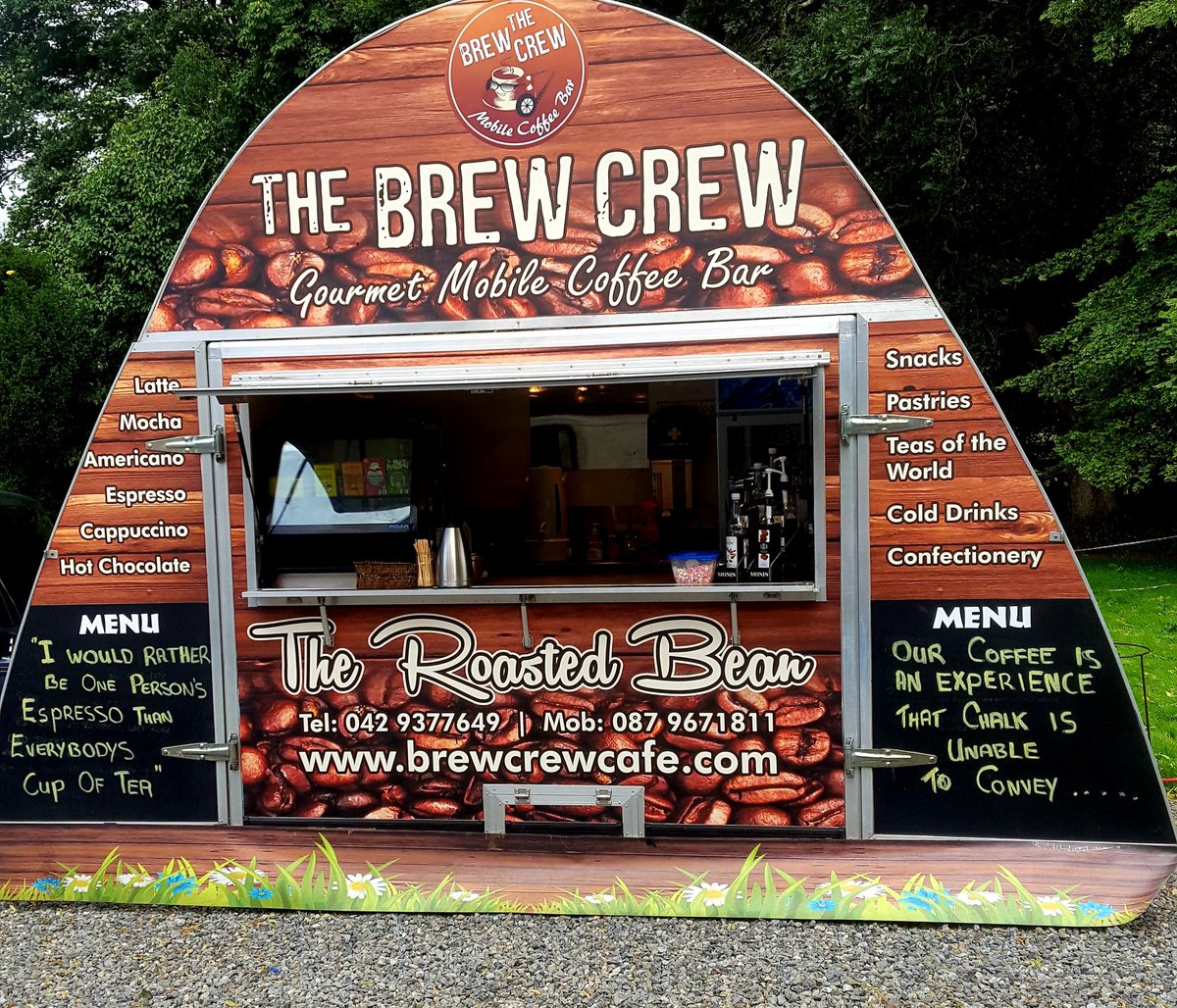 We will be open from early this evening for <a href="/louthgaa/">Louth GAA</a> vs <a href="/OfficialLDGAA/">Longford GAA</a> in Darver for U20 Leinster Championship #coffee #hotchocolate #snacks #drinks #tea
brewcrewcafe.ie