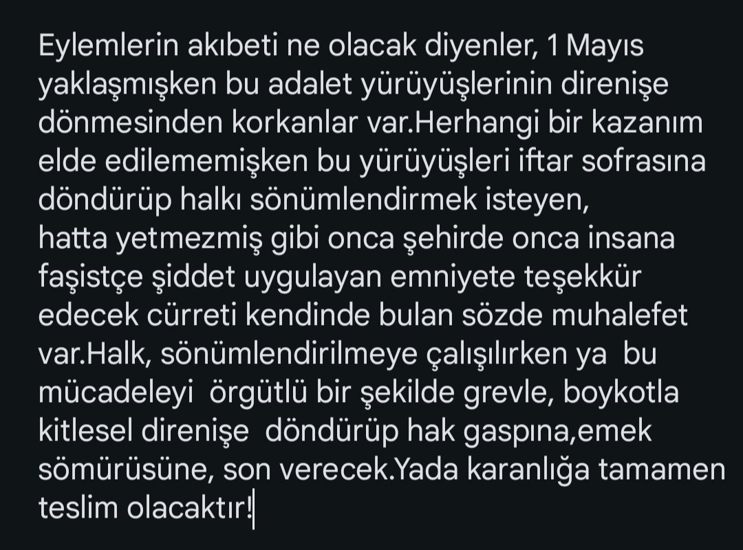 Susmayın ,korkmayın ve karanlığa teslim olmayın✊🏻✌🏻