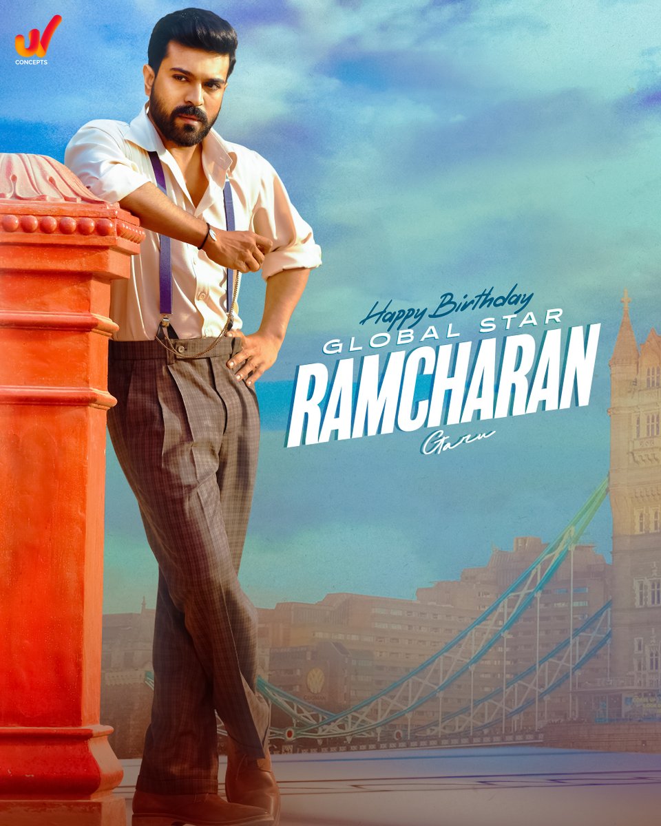 UVConcepts (@uvconcepts_) on Twitter photo Wishing the Global Star <a href="/AlwaysRamCharan/">Ram Charan</a> garu a very Happy Birthday! ๐๐ฅ
Your charisma, dedication & performances continue to inspire. May this year bring you even greater success & happiness! ๐ซโจ
#HBDGlobalStarRamCharan Wishing the Global Star <a href="/AlwaysRamCharan/">Ram Charan</a> garu a very Happy Birthday! ๐๐ฅ
Your charisma, dedication & performances continue to inspire. May this year bring you even greater success & happiness! ๐ซโจ
#HBDGlobalStarRamCharan