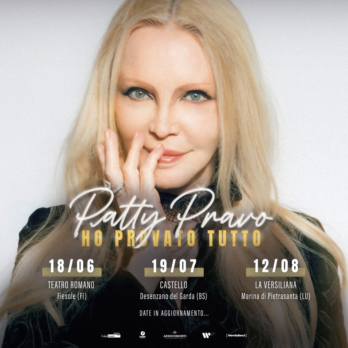 FUORI ORA le prime date del mio nuovo TOUR 🎤
“HO PROVATO TUTTO“ 
Siete curiosi di scoprire le altre? 🔥 rimanete connessi #staytuned <a href="/ColorSoundLive/">ColorSound</a> 
<a href="/WARNERMUSICIT/">Warner Music Italy</a> <a href="/NarIntRecords/">Nar International</a> 

Make up <a href="/pabloardizzone/">Pablo Ardizzone</a> 
Dress @simone_folco 
Foto giuliocafasso