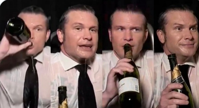 JjHijoe's tweet image. Photos de Hegseth Avant, Pendant &amp;amp; Après les textos.