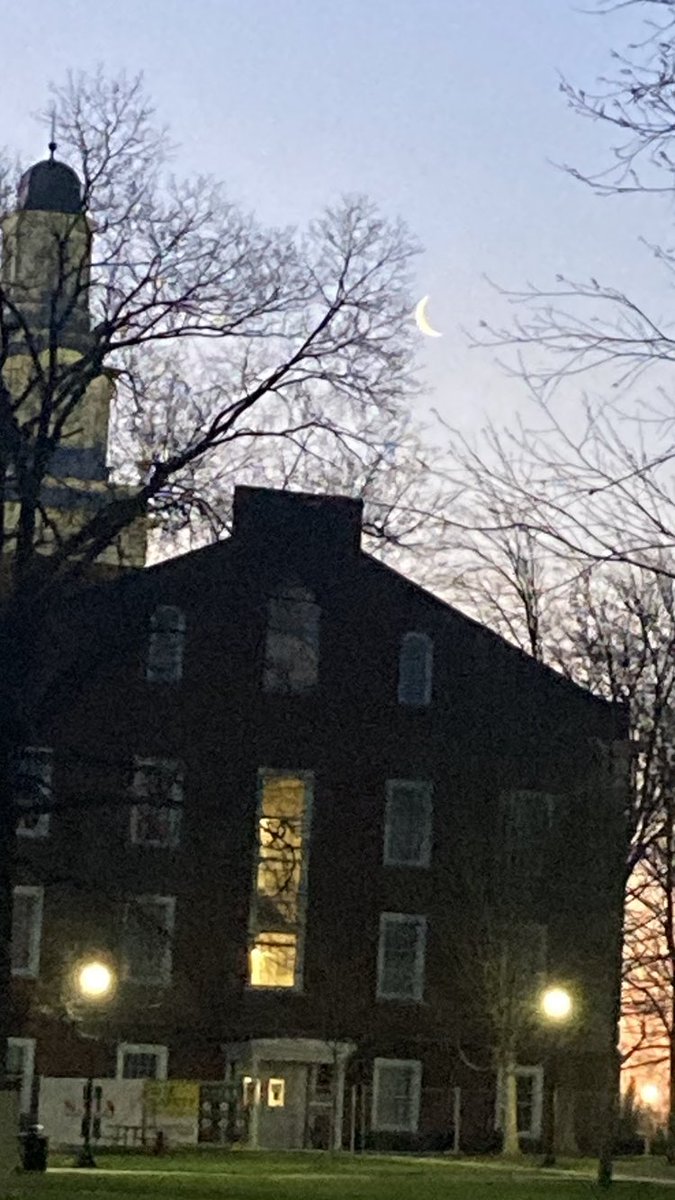 Here comes the moon, I mean sun