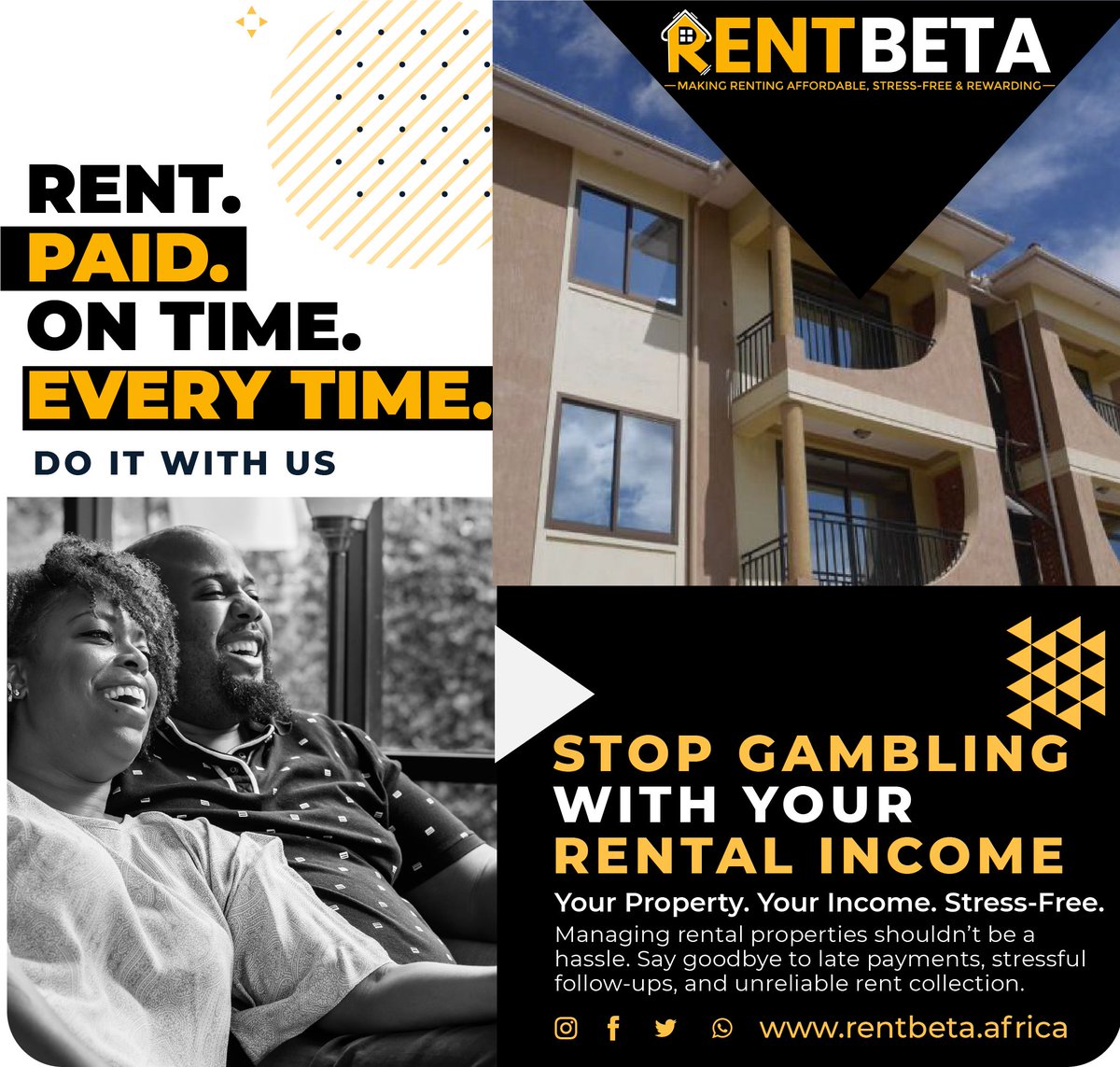 💸 7.5M UGX lost. 4.5M gone. 13M vanished.

One of our landlords recently told us how he trusted a caretaker to collect rent—he disappeared with 7.5M. Another hired a broker to manage tenants—4.5M gone, no records, no trace.

Then there’s the diaspora landlord who asked her