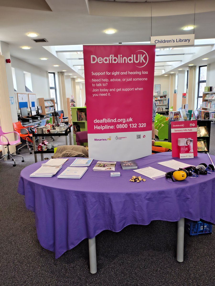 Paula Meenan (@pmeenandbni) on Twitter photo Our 2nd launch event of sensory information hubs in partnership with <a href="/LibrariesNI/">Libraries NI</a>. We are in Magjerafelt Library from 10 am to 3 pm. If you are in Magjerafelt why not pop in to speak to the team and find out more about the project <a href="/DeafblindUK/">Deafblind UK</a> <a href="/PMeenanDBNI/">Paula Meenan</a> <a href="/MidUlster_DC/">Mid Ulster Council</a> Our 2nd launch event of sensory information hubs in partnership with <a href="/LibrariesNI/">Libraries NI</a>. We are in Magjerafelt Library from 10 am to 3 pm. If you are in Magjerafelt why not pop in to speak to the team and find out more about the project <a href="/DeafblindUK/">Deafblind UK</a> <a href="/PMeenanDBNI/">Paula Meenan</a> <a href="/MidUlster_DC/">Mid Ulster Council</a>