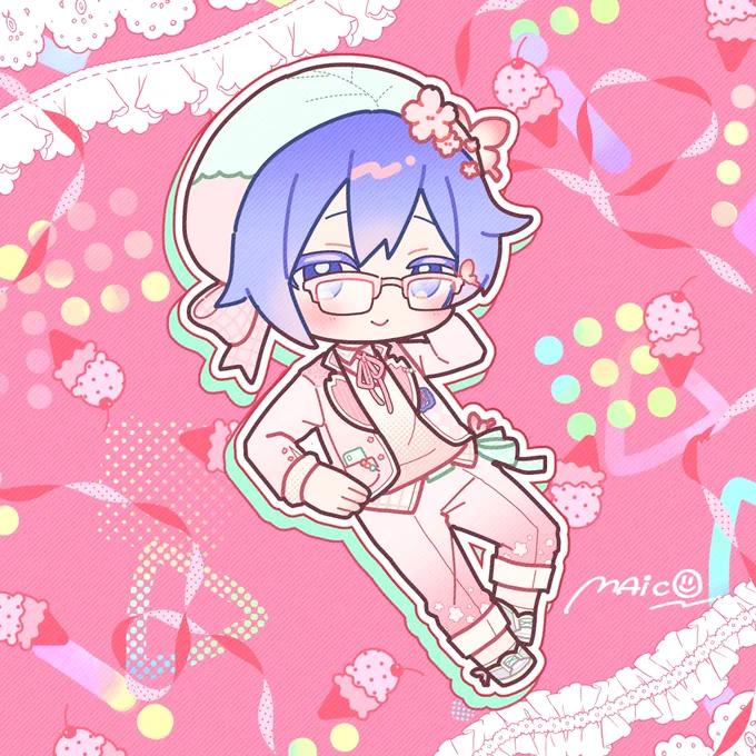 さくらブレザー×レオニカイト  #prsk_FA 