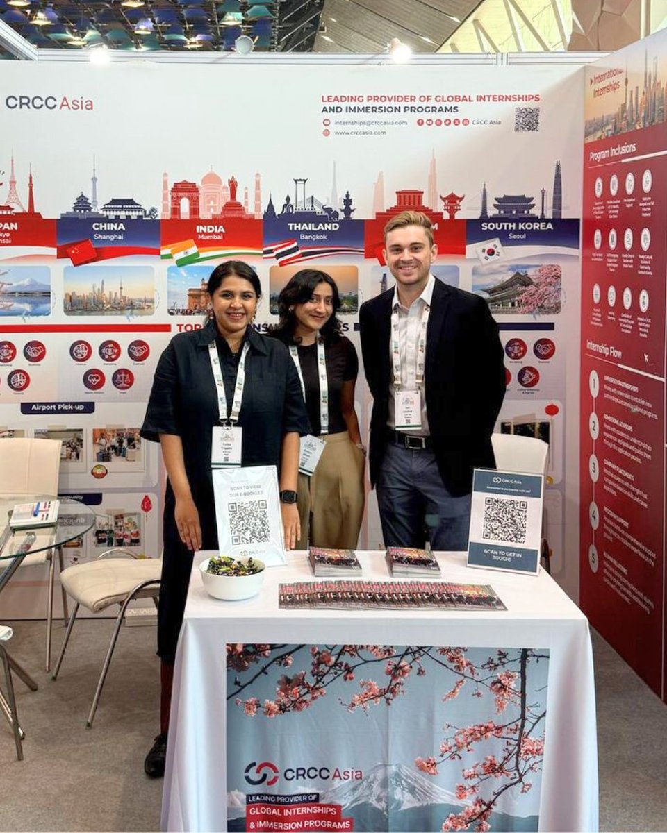 crccglobal's tweet photo. CRCC Asia team checking in from APAIE 2025 in New Delhi! 🇮🇳✨ 

Here are some snapshots of our interactions, collaborations, and knowledge-sharing with global education leaders. Grateful for the insightful conversations and exciting opportunities ahead 🤝 

#APAIE2025 #CRCCAsia https://t.co/mzMpK9Re2H