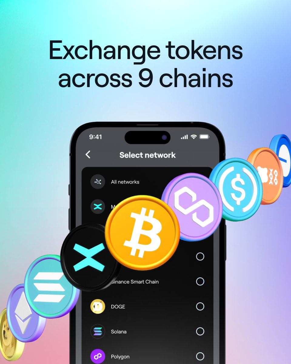 Did you know that with xPortal you can seamlessly exchange tokens across 9 chains?

Try it out now xport.al/dykt