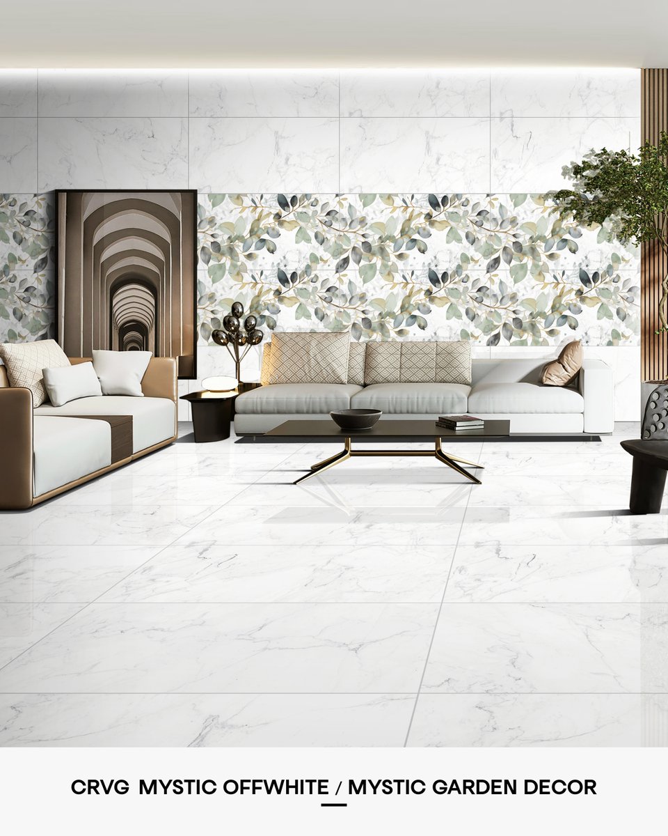 MapsGranito's tweet photo. Every tile is a silent witness to the moments of your life.
.
CRVG MYSTIC OFFWHITE / MYSTIC GARDEN DECOR  
Size: 600x1200
Surface: Glossy Sinker 
Random: 05 Faces 
Thickness: 09mm
.
For more information
Visit Website:
https://t.co/RMOu3T4gcS
.
 #MapsGranito https://t.co/jqMCRqXB5c