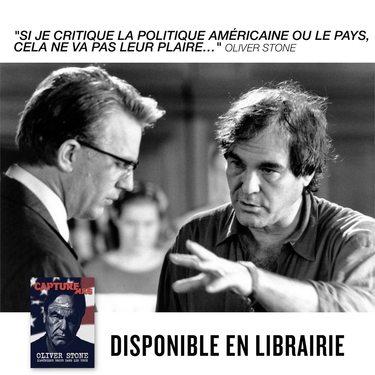 CAPTURE MAG N°2 : C’EST LE JOUR J !
Le 2ᵉ mag est disponible un peu partout ! Retrouvez, entre autres sujets, notre dossier de 90 pages consacré à Oliver Stone !
Il s'y confie sur son rapport à la politique aux U.S.A, et "ça ne va pas leur plaire !"
👉 bit.ly/Cm2Ostn