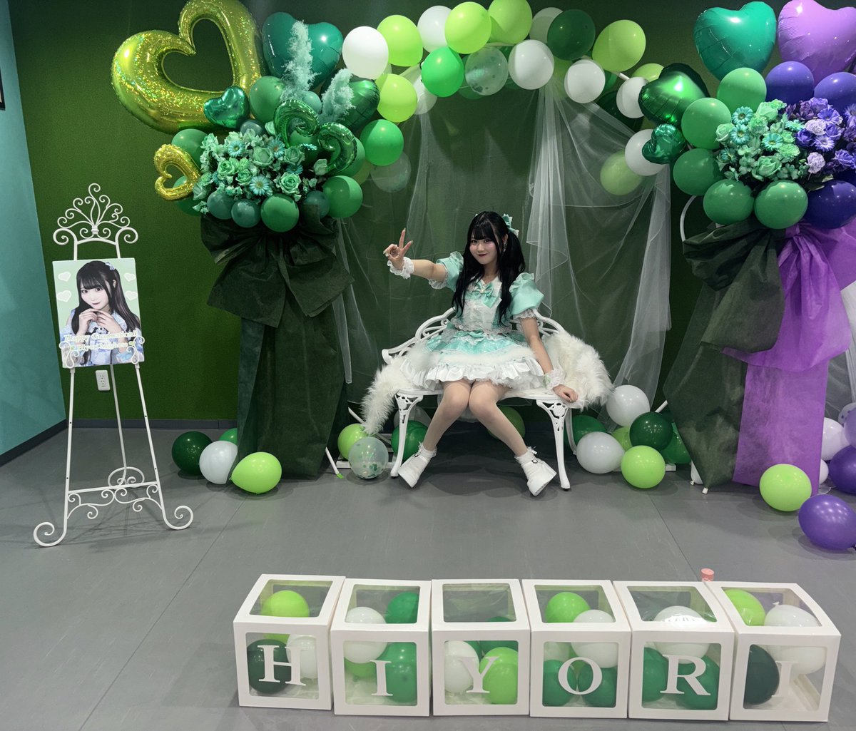 O2_hiyori_'s tweet photo. 素敵な飾り付けありがとう♡ https://t.co/o3xlves7DQ