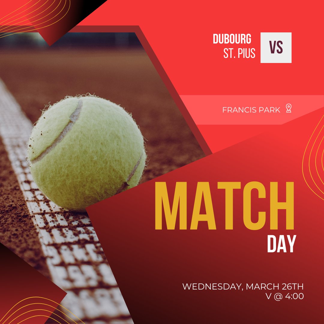 Good Luck Boys Tennis tonight!