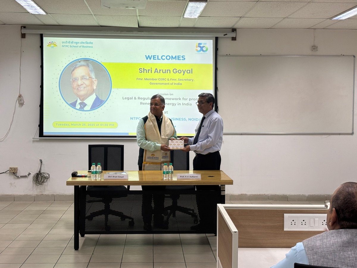 NSB-NTPC School of Business tweet media