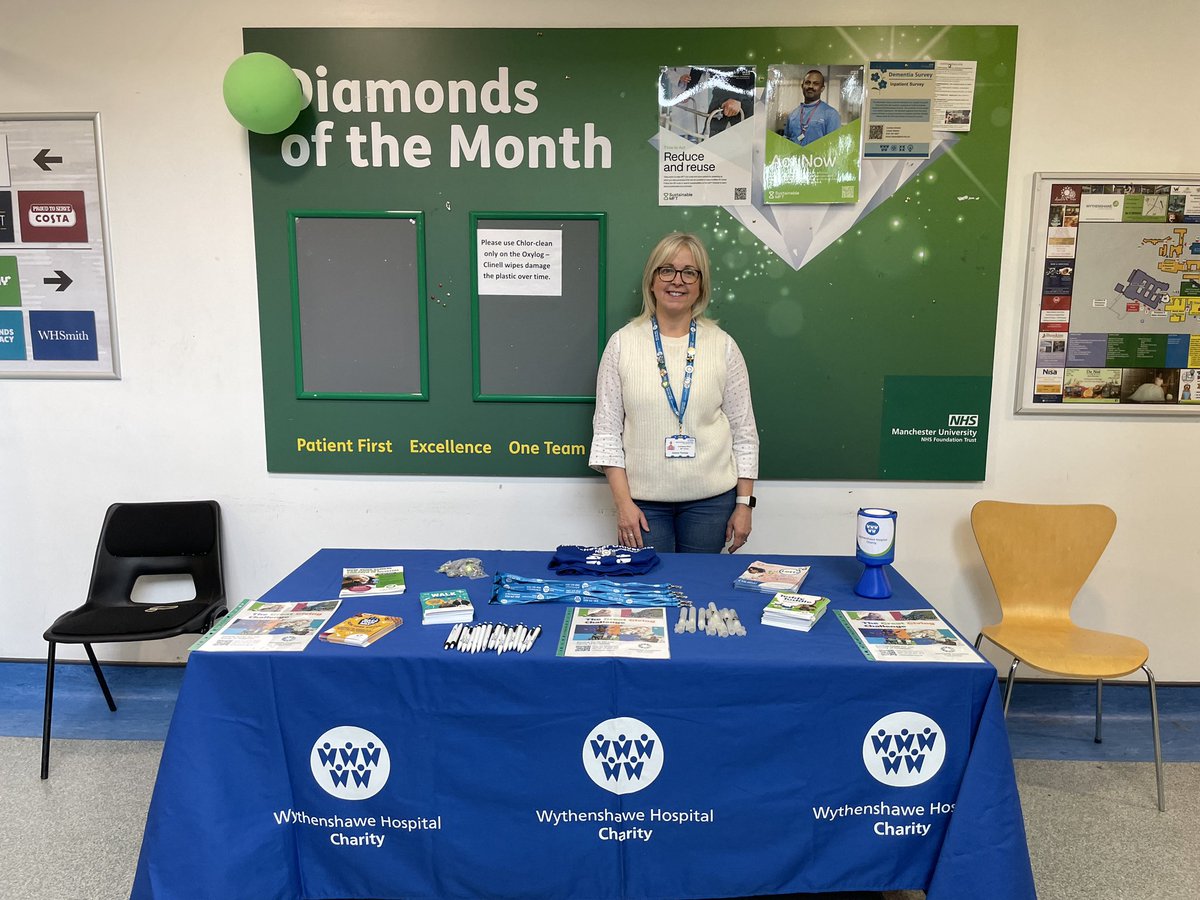 Manchester Foundation Trust Charity (@mft_charity) on Twitter photo In <a href="/WythenshaweHosp/">Wythenshawe Hospital</a> today? Stop by our stall to learn all about how can fundraise in support of your local hospitals βοΈ In <a href="/WythenshaweHosp/">Wythenshawe Hospital</a> today? Stop by our stall to learn all about how can fundraise in support of your local hospitals βοΈ