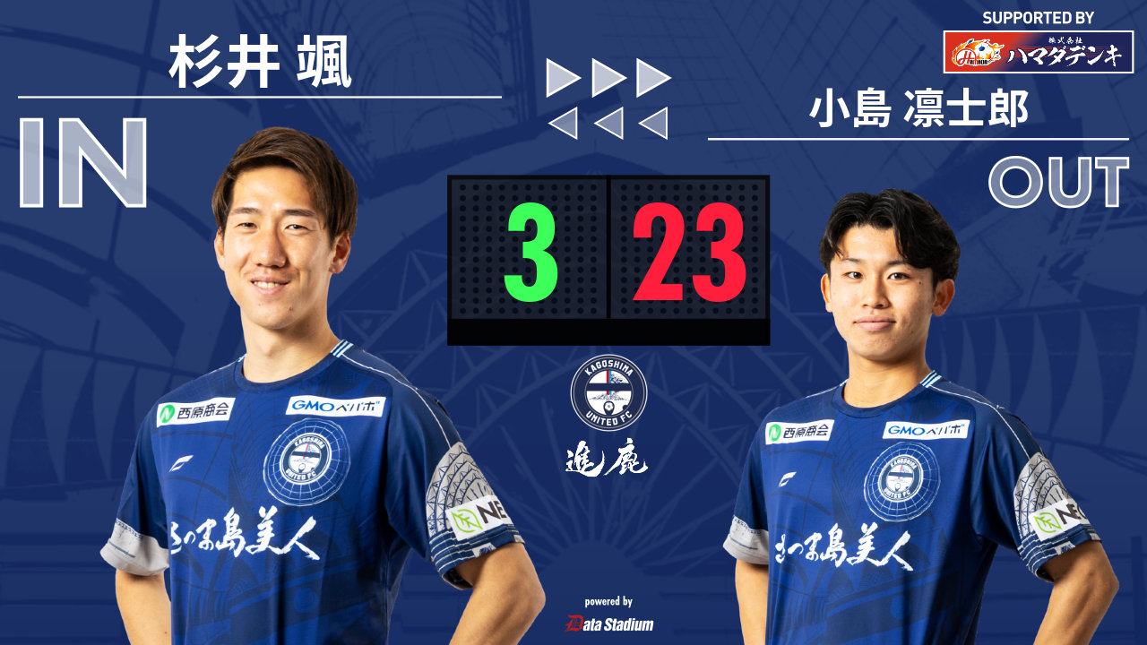 鹿児島ユナイテッドFC 23 小島凛士郎 ユニフォーム Jリーグ・鹿児島ユナイテッドFC・小島 凛士郎 選手情報