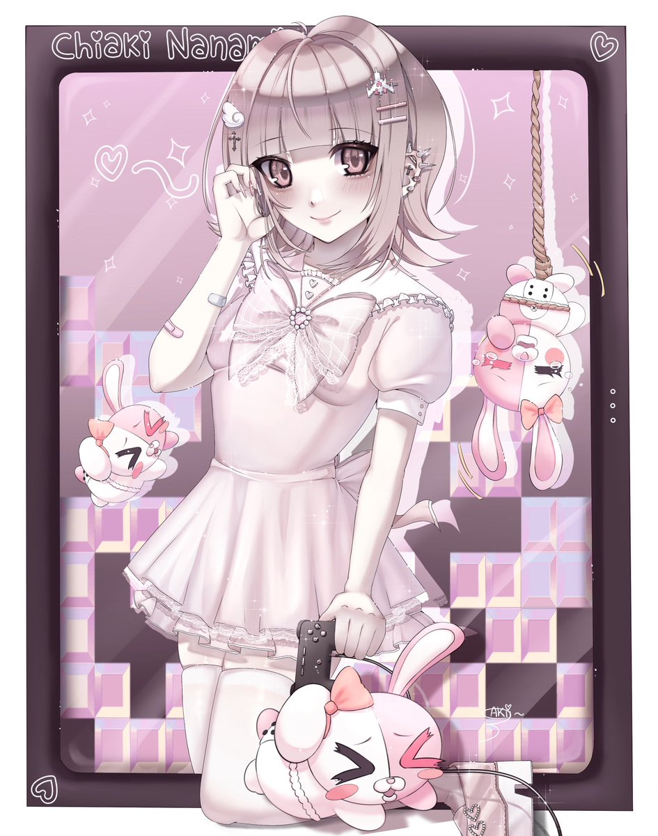 ⋆｡‧˚ʚ♡ɞ˚‧｡⋆
Chiaki Nanami🎀
#jiraikei 
 #ダンガンロンパ