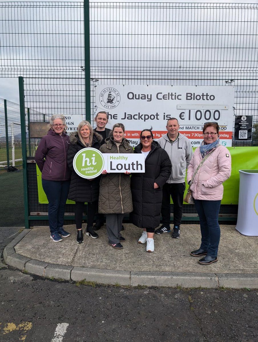 HealthyLouth's tweet photo. Kick-off in Louth! ⚽️
What a buzz at Quay Celtic FC for the launch of the Irish Homeless Street League in Dundalk!
Proudly supported by Healthy Louth with thanks to Dundalk MD, Dundalk Simon, @FAIreland, Irish Homeless Street League &amp; Quay Celtic.
#FootballForAll @louthcoco https://t.co/DqvEhllP4Y