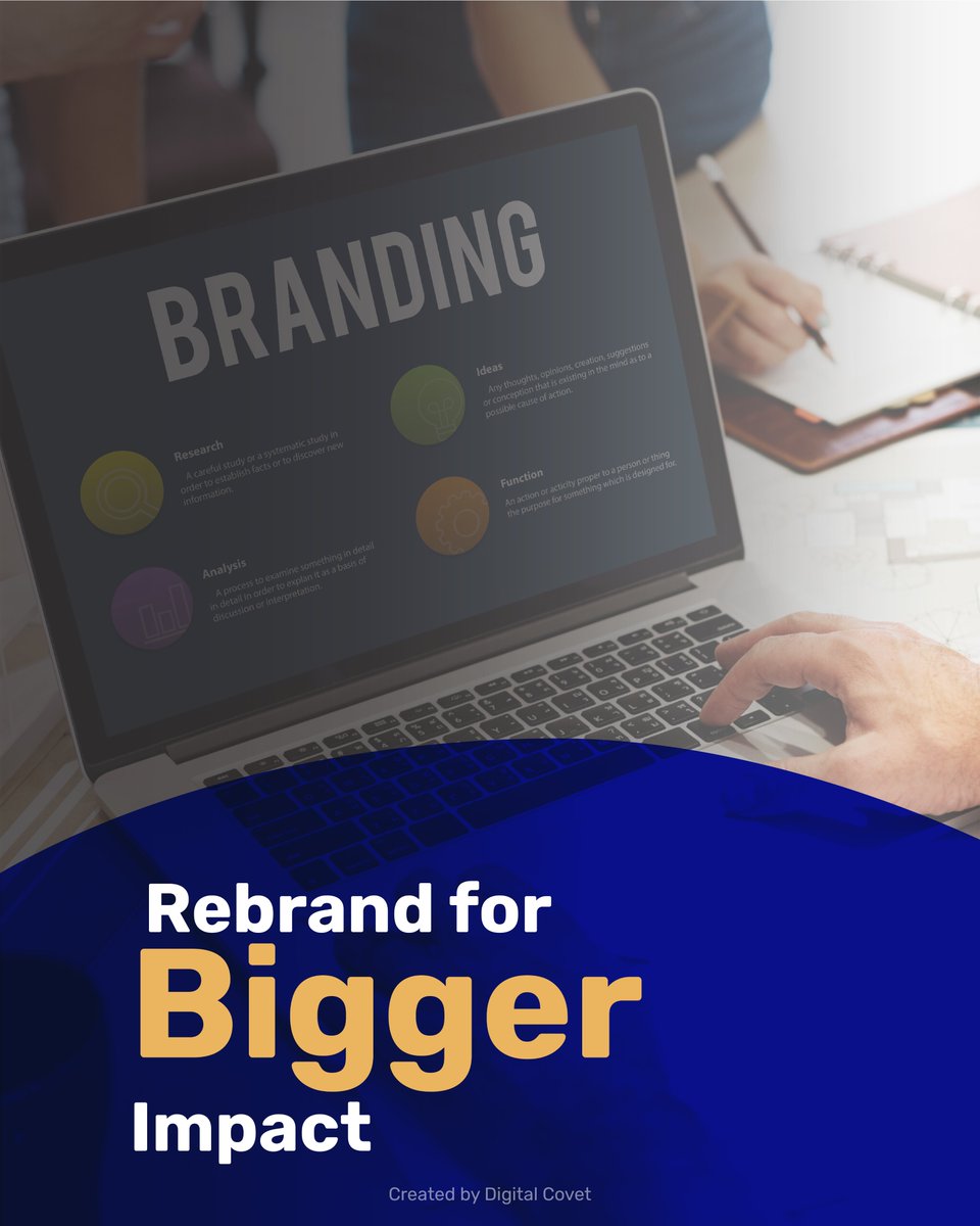 DigitalCovet's tweet image. Your brand’s story deserves a new chapter! 📖 Rebranding isn’t just about colors and logos—it’s about a fresh perspective. Let Digital Covet craft your next big move! 🎨💡 #RebrandWithPurpose #DigitalCovet