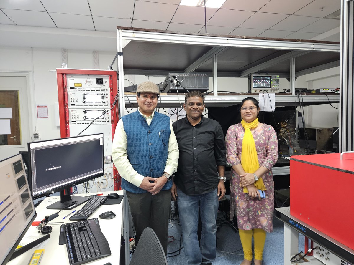 We had the privilege of hosting Dr. JBV Reddy, NQM Mission Director, &amp; Ms. N. Bhavani from the Department of Science and Technology (DST) at Prof. Umakant Rapol's lab at IISER Pune.

Exciting discussions and insightful exchanges made this visit truly enriching!
