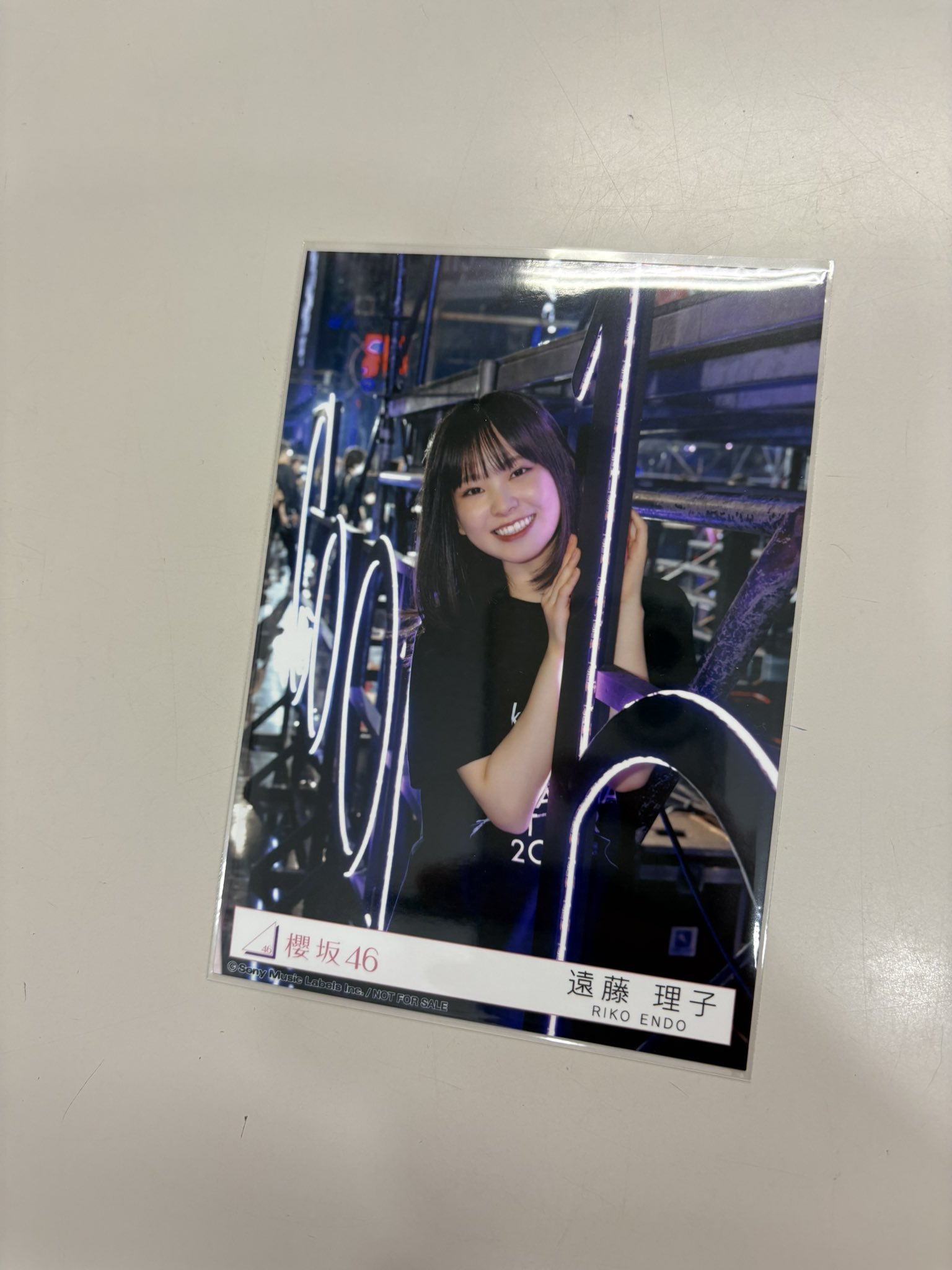 櫻坂46 遠藤理子東京ドームライブ会場撮りおろしプレミアム生写真