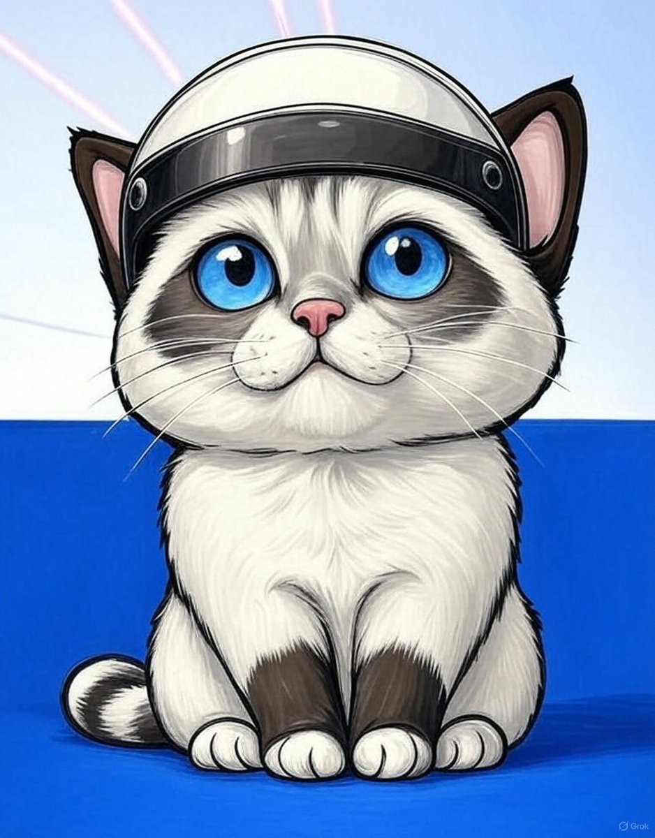 🏀 Meet our MVP $Siam This sporty kitty is ready to slam dunk your heart! 🐾💙 #zelena #crypto #CatLovers