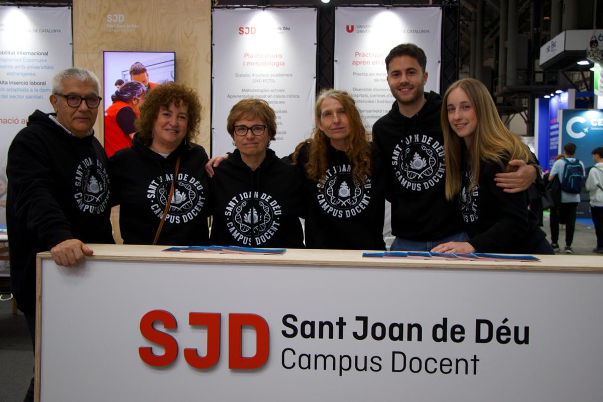 <a href="/CampusDocentSJD/">Campus Docent Sant Joan de Déu</a> estem presents al <a href="/saloensenyament/">Saló Ensenyament</a>
tant de #ciclesformatius com #grauinfermeria
❗️📢 #jornadaportesobertes 2 i 3 Abril per cicles i 5 Abril per Grau al <a href="/CampusDocentSJD/">Campus Docent Sant Joan de Déu</a> 
T'esperem!