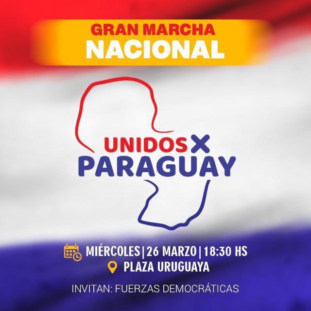 KattyaGonzalez9's tweet photo. Nos vemos 🇵🇾 Unidos x Paraguay 🇵🇾 

Hoy a partir de las 18:30 🕕 en la Plaza Uruguaya

Nuestra manifestación es pacífica. 

Nuestras voces gritan la verdad de un pueblo harto de este narco gobierno cartista que atrasa, humilla y roba a la gente trabajadora. 

Te compartimos tips https://t.co/HnX7iyTGUy