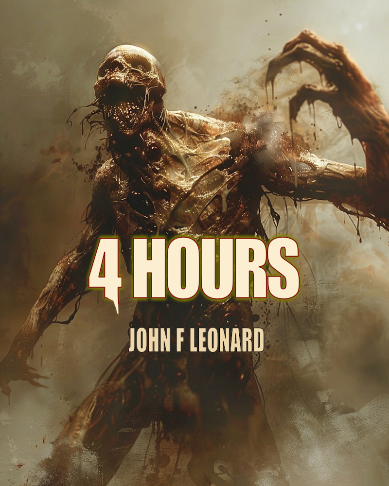 City Flu sweeps the globe - swift, virulent, devastating ...but there is worse to come
4 HOURS ▶️ mybook.to/4Hours

#Horror #HorrorStory #HorrorStories #HorrorNovel #HorrorNovels #KindleUnlimited #Apocalypse #PostApocalypse #PostApocalyptic #Apocalyptic #KU #CosmicHorror