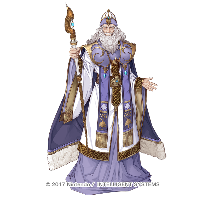 「『ファイアーエムブレム ヒーローズ』にて「ミラ教団最高司祭 ノーマ」のイラストを」|🌸めいさい🌸のイラスト