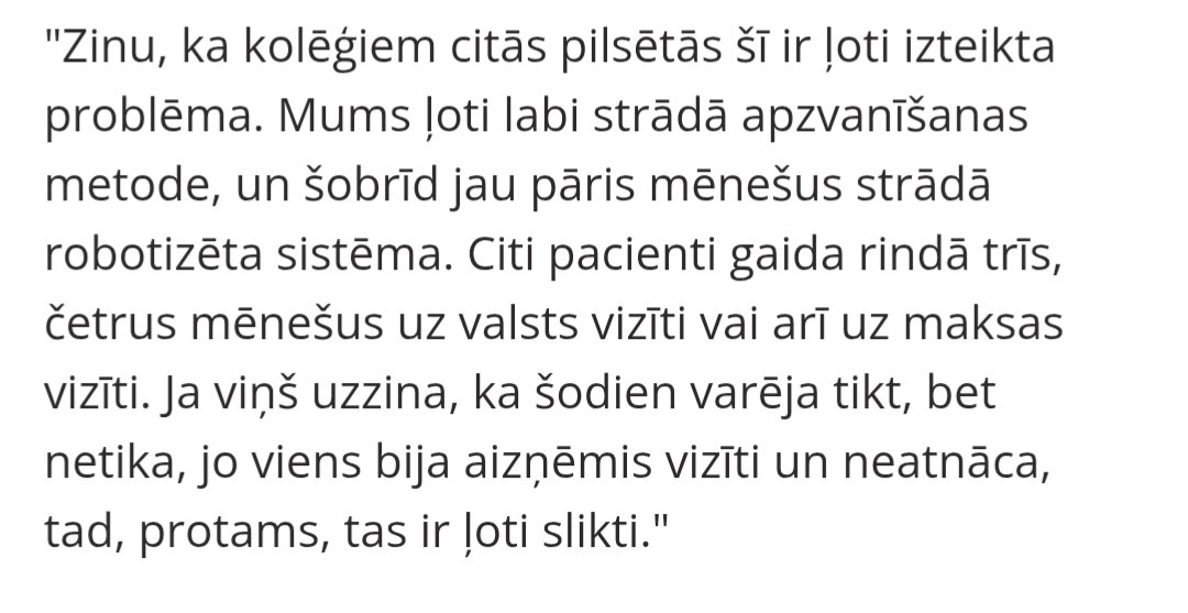 Medicīnas iestādēs un prokuratūrā jau sen zina - ja vēlies, lai cilvēks atnāk pie tevis - piezvani un atgādini.

Cerams, ka arī tiesas tuvākā laikā pārņems šādu praksi, tādā veida mazinot atlikto tiesu skaitu.

lsm.lv/raksts/zinas/l…