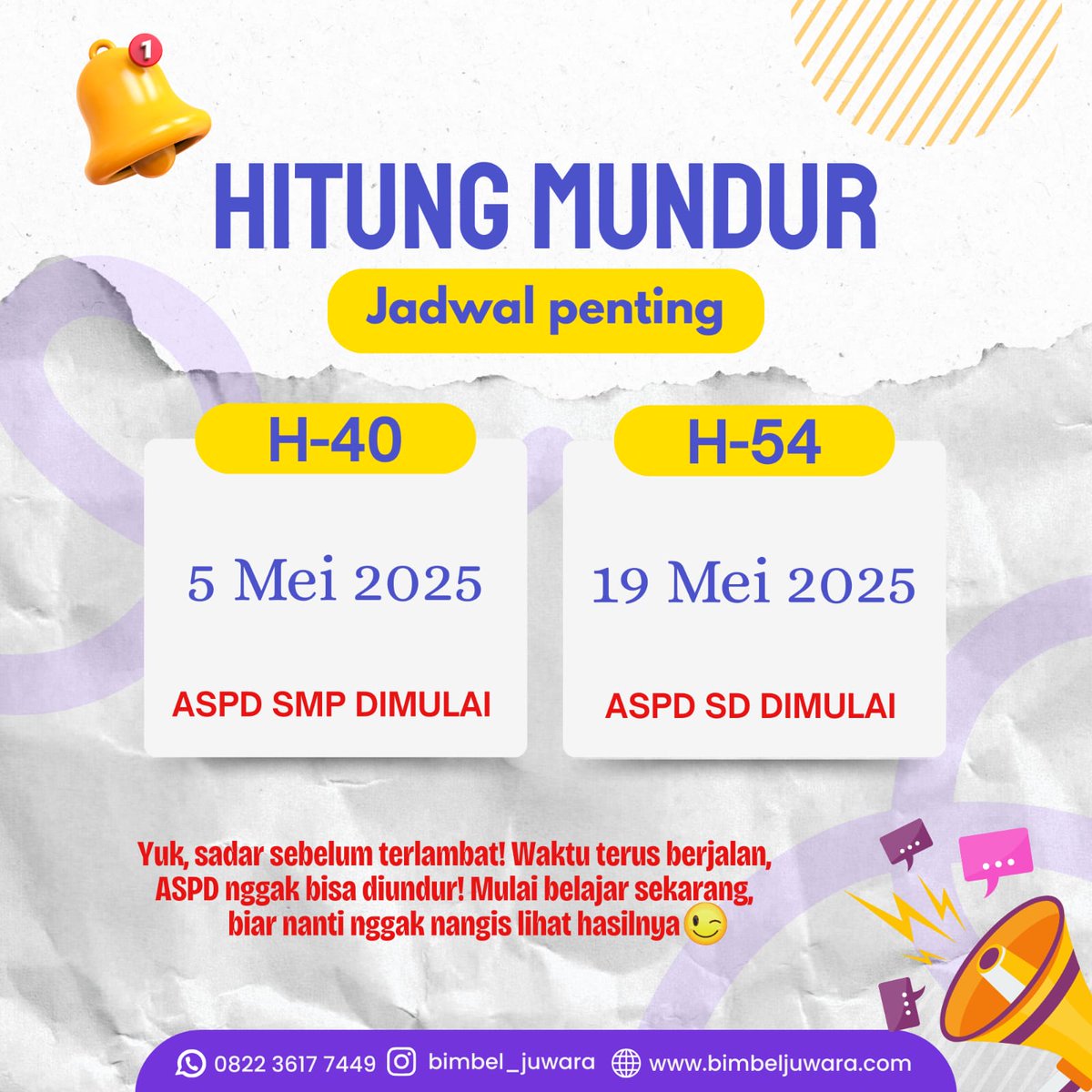 nuimhyt's tweet photo. ⏳ ASPD tinggal beberapa hari lagi! Tapi masih santai-santai? 🤨

📖 Buku belum dibuka, soal belum dikerjakan, tapi berharap nilai tinggi? 🤔
💤 Tidur nyenyak tiap malam, tapi pas ujian malah pusing?
🎮 Main game jago, tapi pas lihat soal langsung AFK?

 #ASPD2025 #SIAPASPD https://t.co/ji1sgT66z4