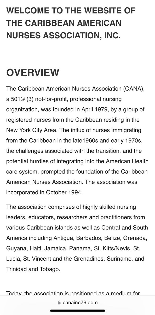 Again I don’t want to hear a Pan Africanist breath! Stutter! Or Utter! The words divisive or xenophobic in regards to #ADOS when the Carribbean Nurses Association has been around since 1979! Lil Dirt foot Daski wearers come to the front of the congregation we the #ADOS community