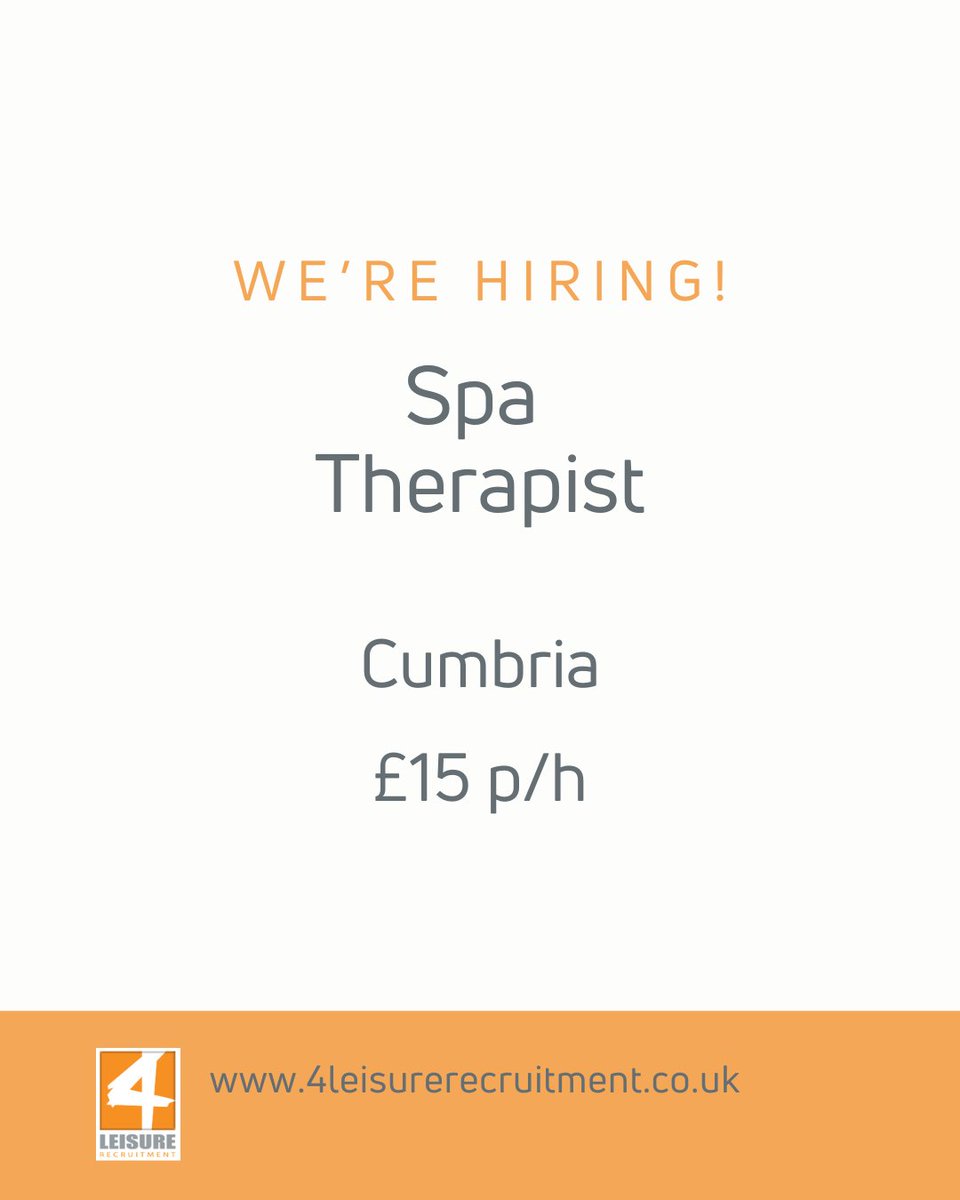 4Leisure Recruitment tweet media