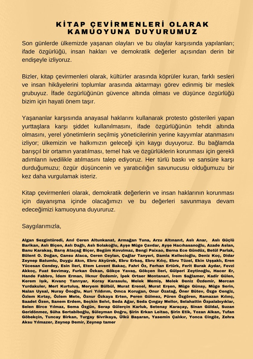 Nuray Önoğlu (@nurayonoglu) on Twitter photo Büyüdükçe büyüyor dayanışma. Vakitlice haberdar edemediğimiz meslektaşlarımızdan af dileriz. Büyüdükçe büyüyor dayanışma. Vakitlice haberdar edemediğimiz meslektaşlarımızdan af dileriz.