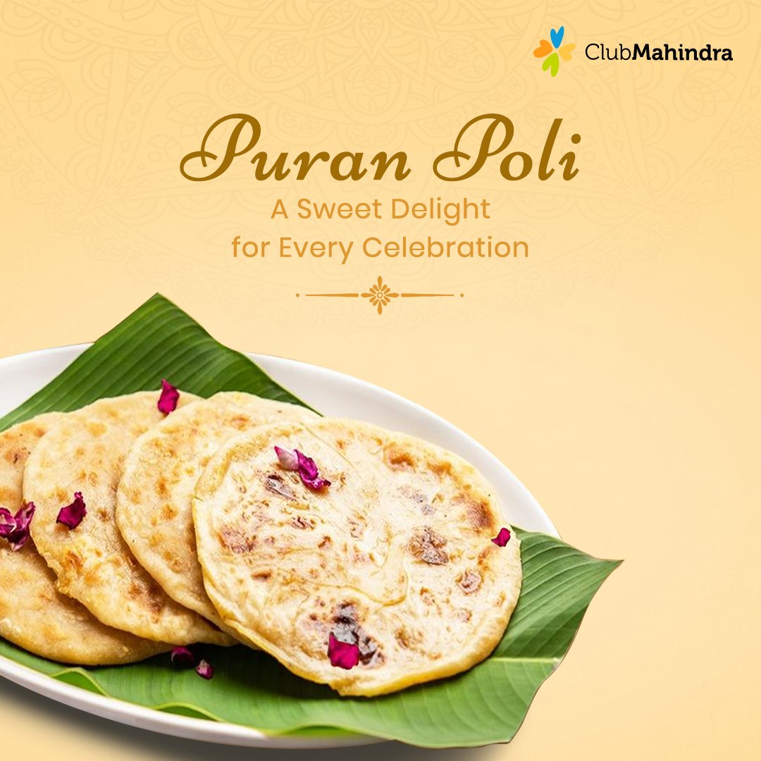 clubmahindra's tweet image. No celebration is complete without a warm, homemade Puran Poli!

You can learn how to make this festive delight with our step-by-step recipe. 

Try it now: clubmahindra.com/blog/food/pura…

#PuranPoli #MaharashtrianDish #Celebration #Festival #ClubMahindra
