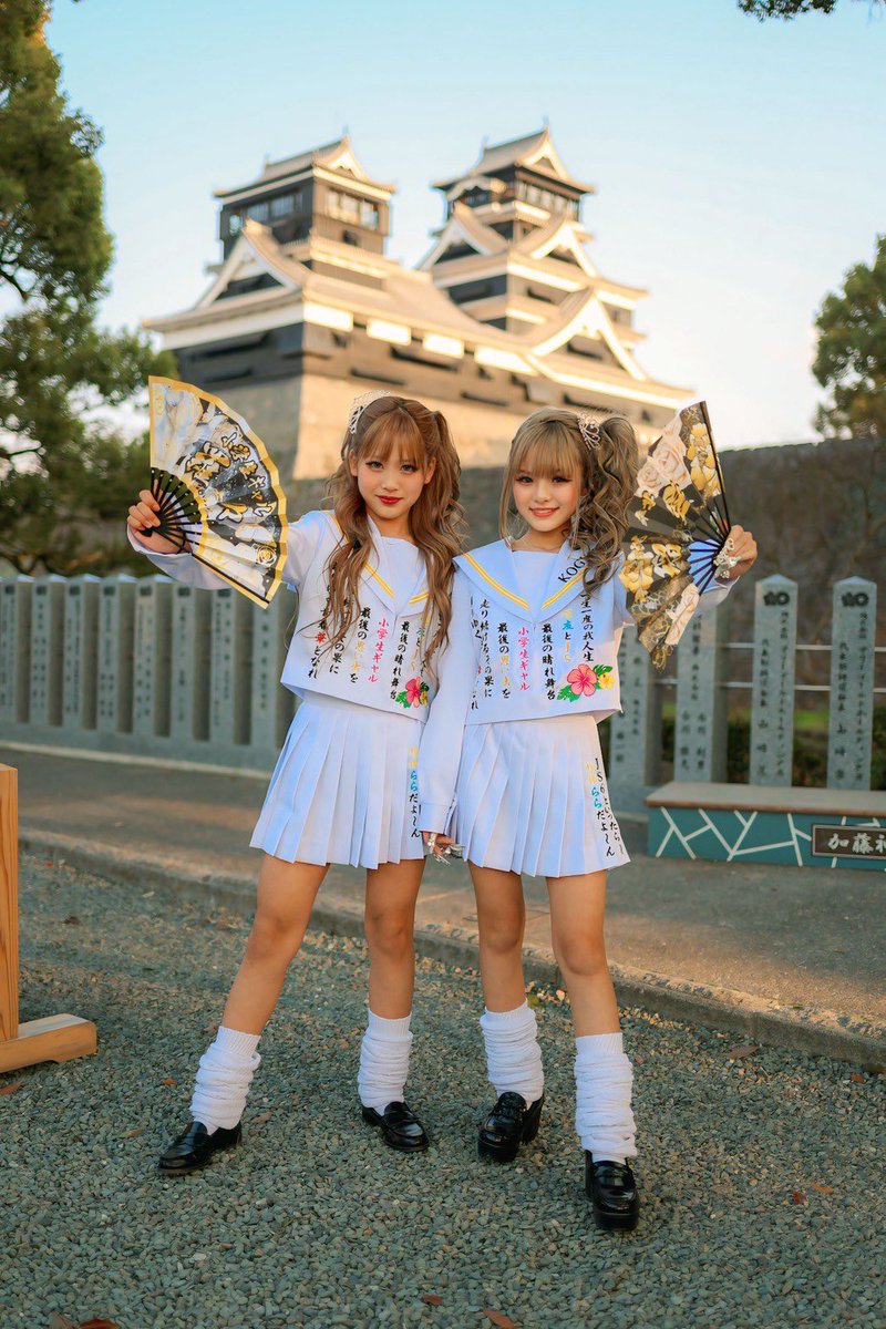 無事小学校卒業しました🥰 #りゅらら #初代KOGYARU専属モデル