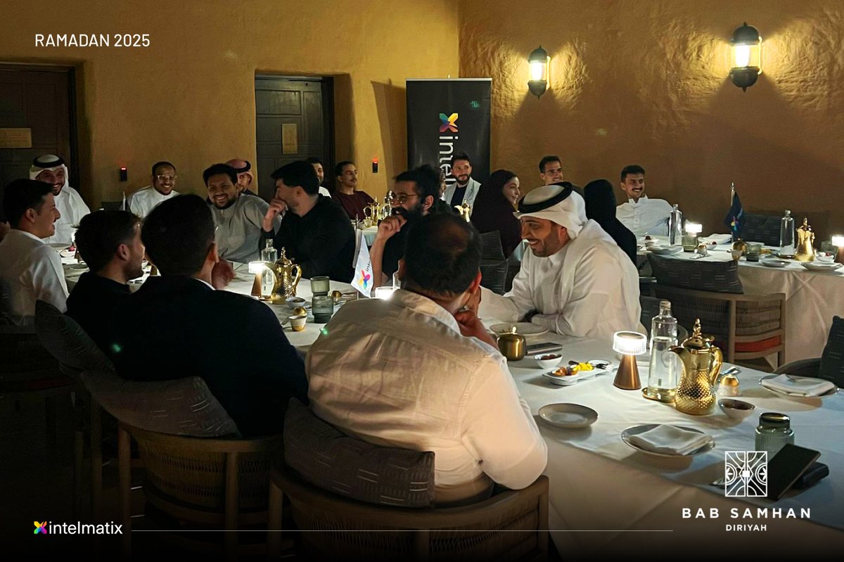 سحور فريق إنتلماتكس في باب سمحان، وسط أجواء الدرعية التاريخية 🌙

وسط أجواء <a href="/DiriyahCo/">Diriyah Company l شركة الدرعية</a>، اجتمعنا بروح رمضان لنتشارك لحظات تعكس معنى الترابط، والامتنان، والعمل المشترك.

شكرًا لكل من كان معنا وجعل هذه الأمسية مميزة.
#إنتلماتكس #رمضان #سحور #الدرعية #باب_سمحان #روح_الفريق #ننمو_معًا