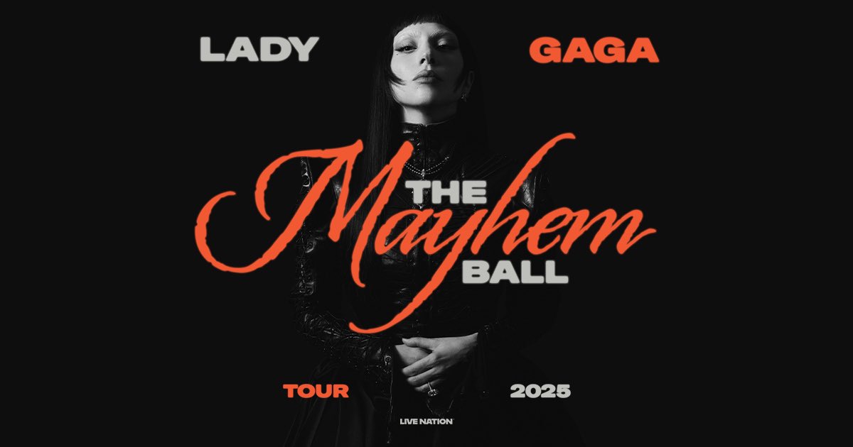 ladygaga's tweet image. I wasn’t planning to tour this year after my shows in Singapore but the incredible response to the new album inspired me to keep things going. It came together super quickly thanks to Arthur Fogel and the amazing team at Live Nation, who planned a global tour in just a few weeks.…