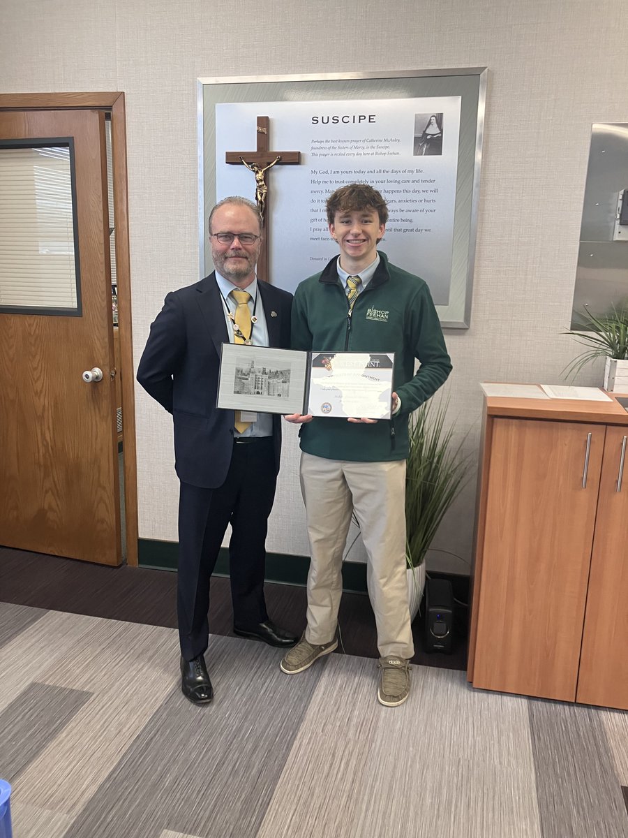 Couldn't be happier for Aidan Neary '25 and his appointment to West Point. Well-deserved! Your school is proud of you! #GreenPride #GoShamrocks