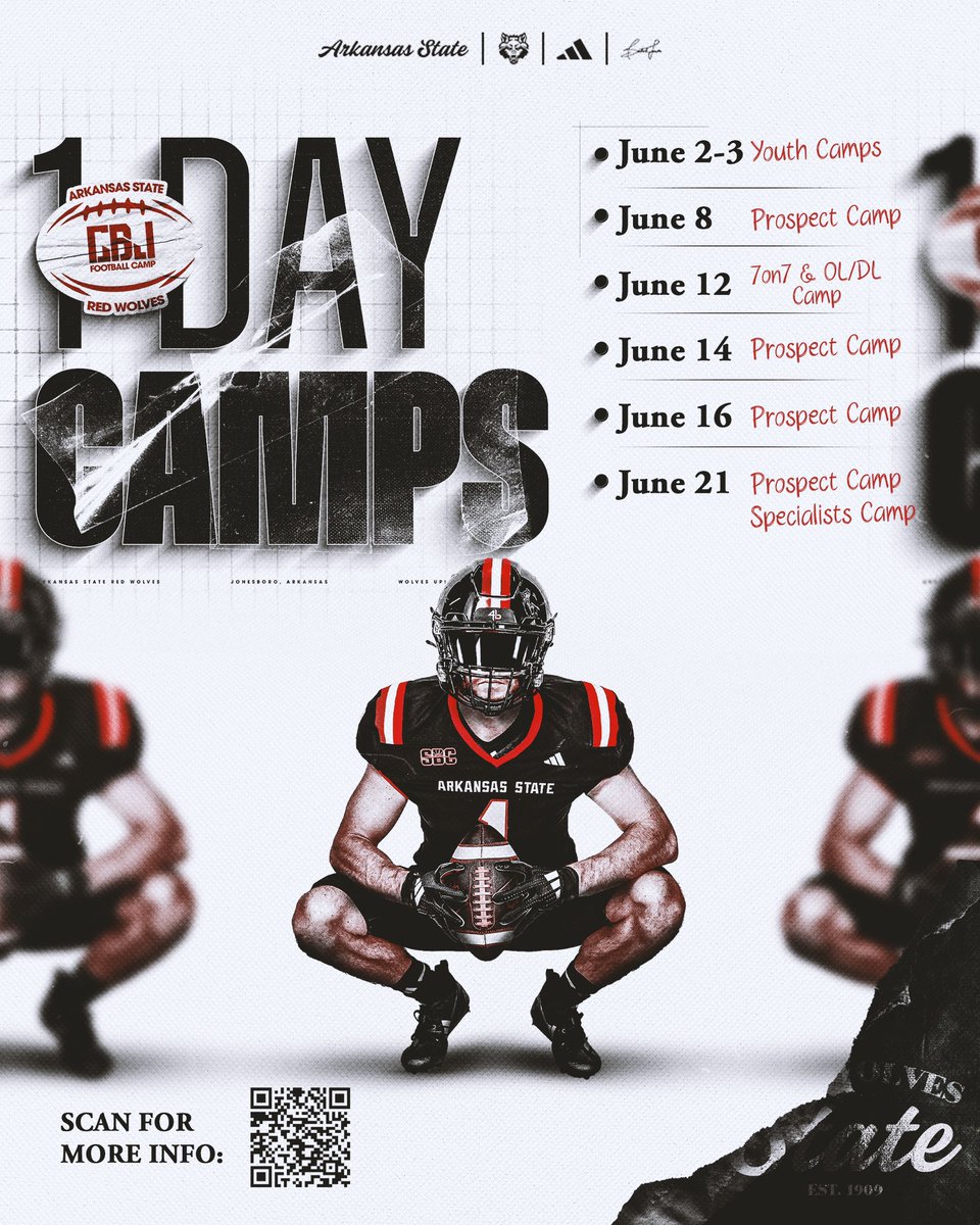 Summer is almost here! Make sure to get your pack signed up for camps to keep the spring break fun rolling! Register at the QR link below! #WolvesUp