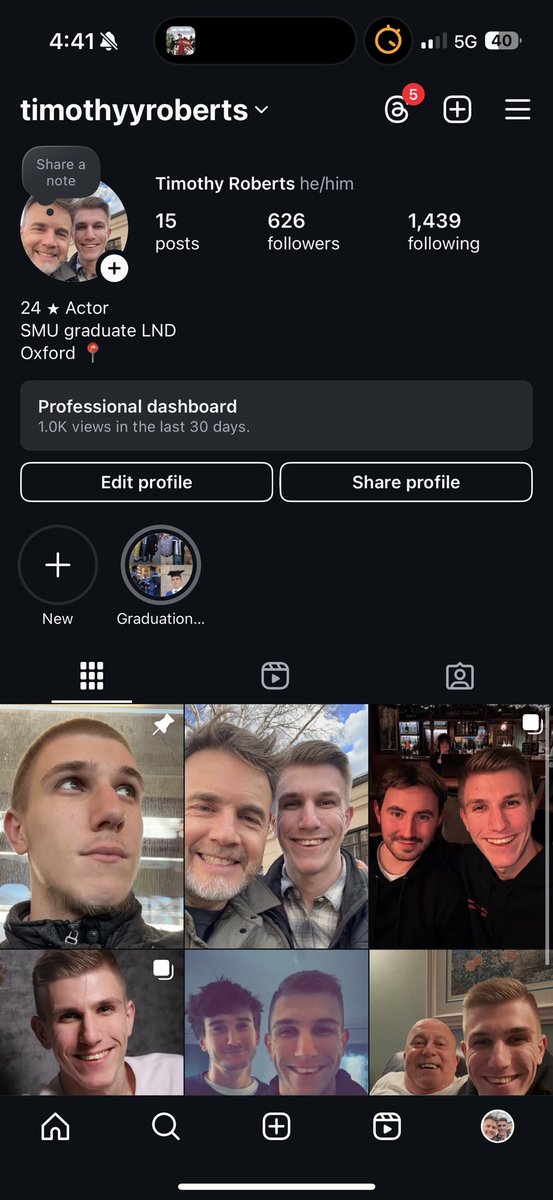 Can everyone please go give my instagram account a follow. I’m a professionally trained and qualified actor and the industry has dramatic changed in terms of how it all works which I think is ridiculous but yeah much would be appreciated because the more followers the better for!