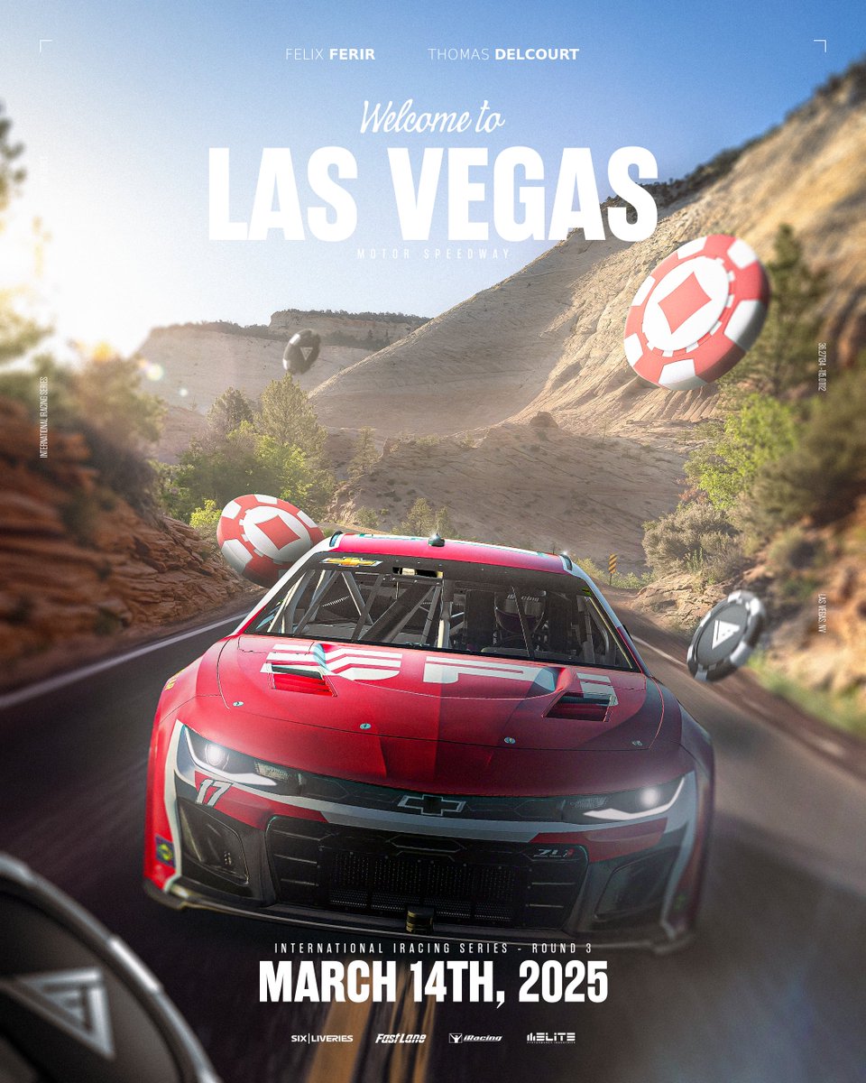 FastLaneRT's tweet image. After tarmacking the radiator springs road, it's on our own and not in Mack's trailer that our drivers head for Las Vegas.. 

The tyres are hot and the drivers are in great shape
Gentlemen, have a great round of IIS !