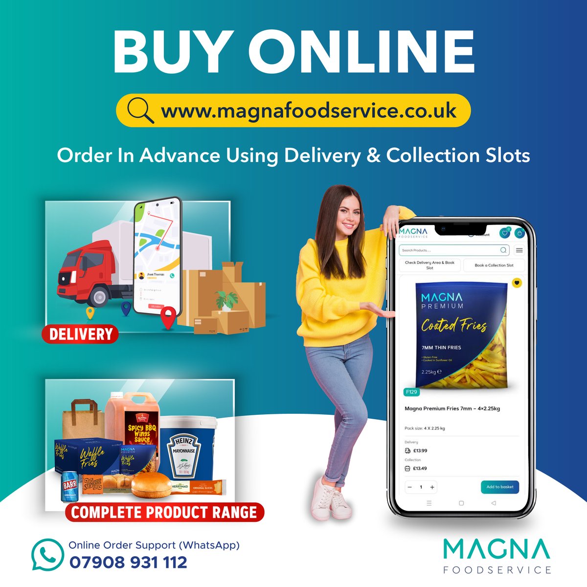 Magna Foodservice is Now Online! 🚀

Ordering just got easier! Browse our full range, place orders for delivery or collection, and enjoy fast checkout—all from our new website. Sign up for exclusive online deals!
Visit now: [magnafoodservice.co.uk]
#OrderOnline #MagnaFoodservice