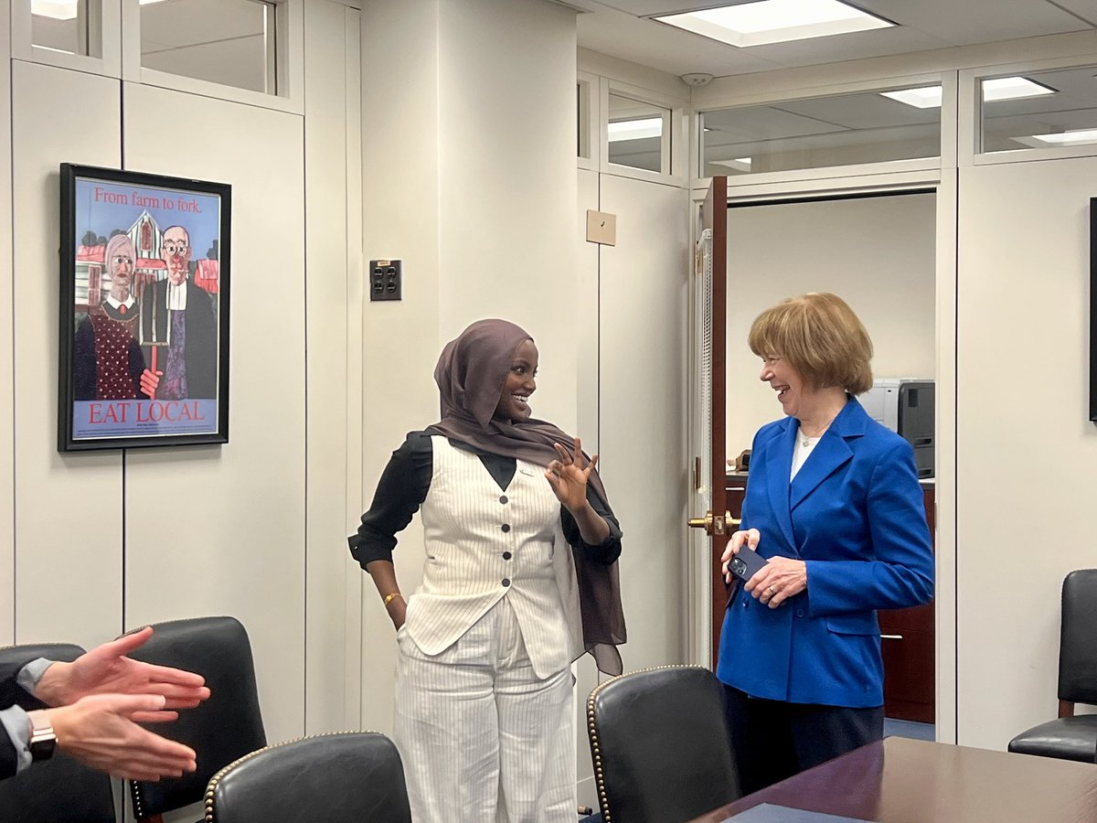 Nadia_Mohameds's tweet image. Spent the past few days in D.C. advocating for congressional funding to support community projects in St. Louis Park! Grateful for the continued partnership and support from our congressional delegation @amyklobuchar @SenTinaSmith @IlhanMN