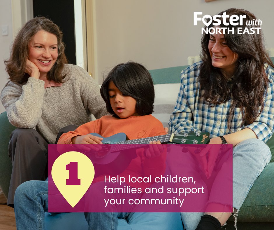 Discover 7 reasons to choose local authority by reading the full article on fostering on the Foster with North East website
orlo.uk/h277l