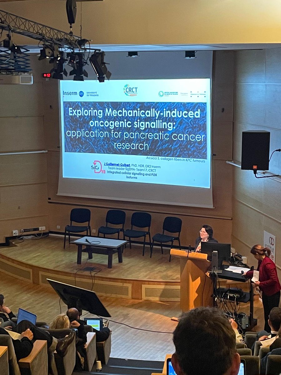 Guillermet's Lab (@guillermetlab) on Twitter photo Today, Julie had the opportunity to present our work coming from the "mechanical forces" axis led by Mickaël Di-Luoffo at the Cancer biomechanics meeting in <a href="/institut_curie/">Institut Curie</a>
#PI3K #Cancer #Biomechanics
<a href="/Inserm/">Inserm</a> <a href="/CNRS_Toulouse/">CNRS Occitanie Ouest</a> <a href="/crctoncopole/">CRCT-Oncopole</a> Today, Julie had the opportunity to present our work coming from the "mechanical forces" axis led by Mickaël Di-Luoffo at the Cancer biomechanics meeting in <a href="/institut_curie/">Institut Curie</a>
#PI3K #Cancer #Biomechanics
<a href="/Inserm/">Inserm</a> <a href="/CNRS_Toulouse/">CNRS Occitanie Ouest</a> <a href="/crctoncopole/">CRCT-Oncopole</a>